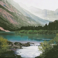 Bertha Lake Mist