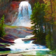 z Misty Falls 18X14