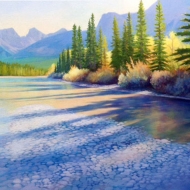 Bow River Shadow Patterns